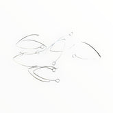 Short Earring Hooks – Stainless Steel 26mm | 4 Pairs